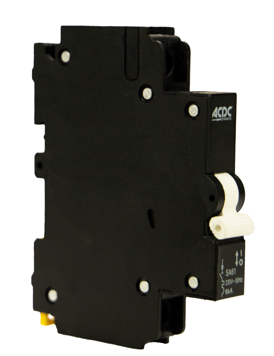 Circuit Breaker 13mm 6KA  1 Pole C-Curve   10A