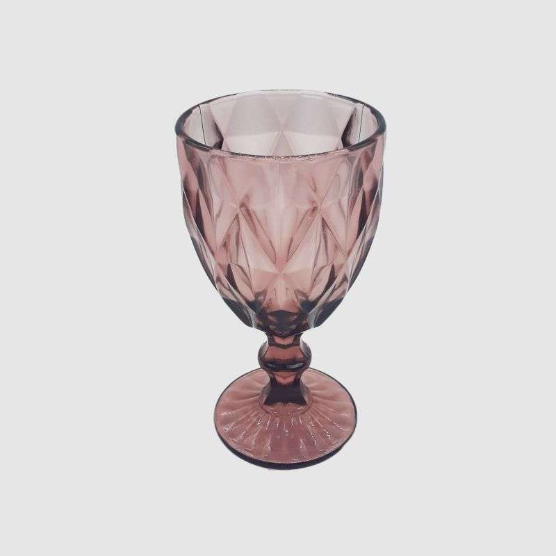 Vintage Wine Glass-Purple