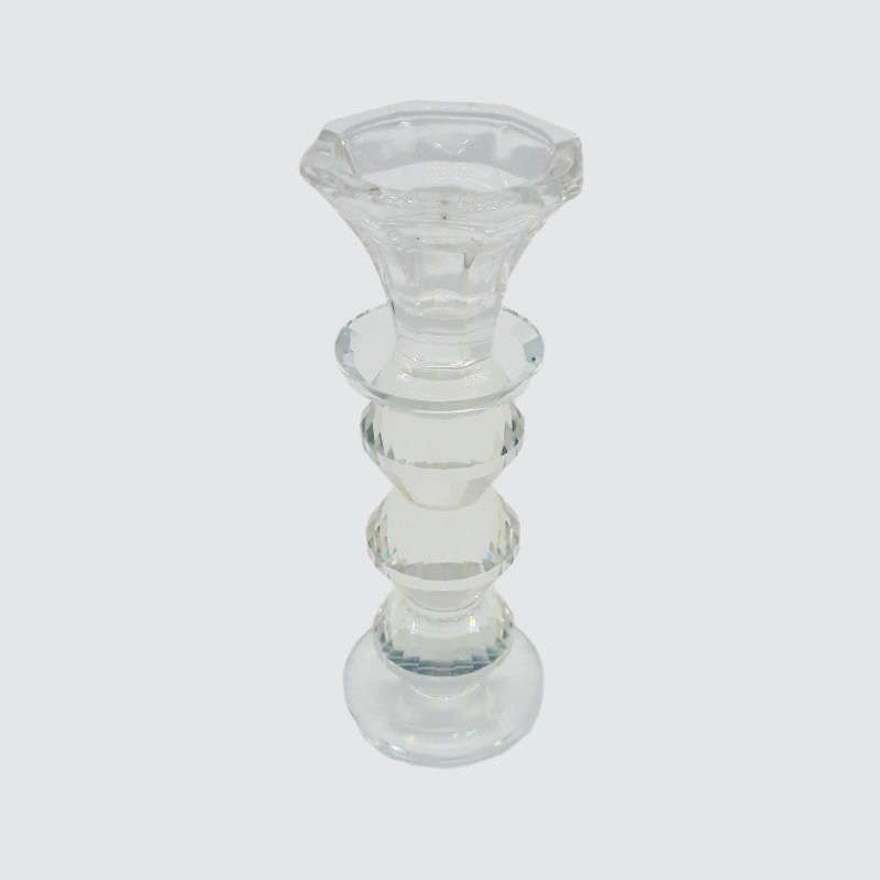 Crystal Look Candle Holder-13cm