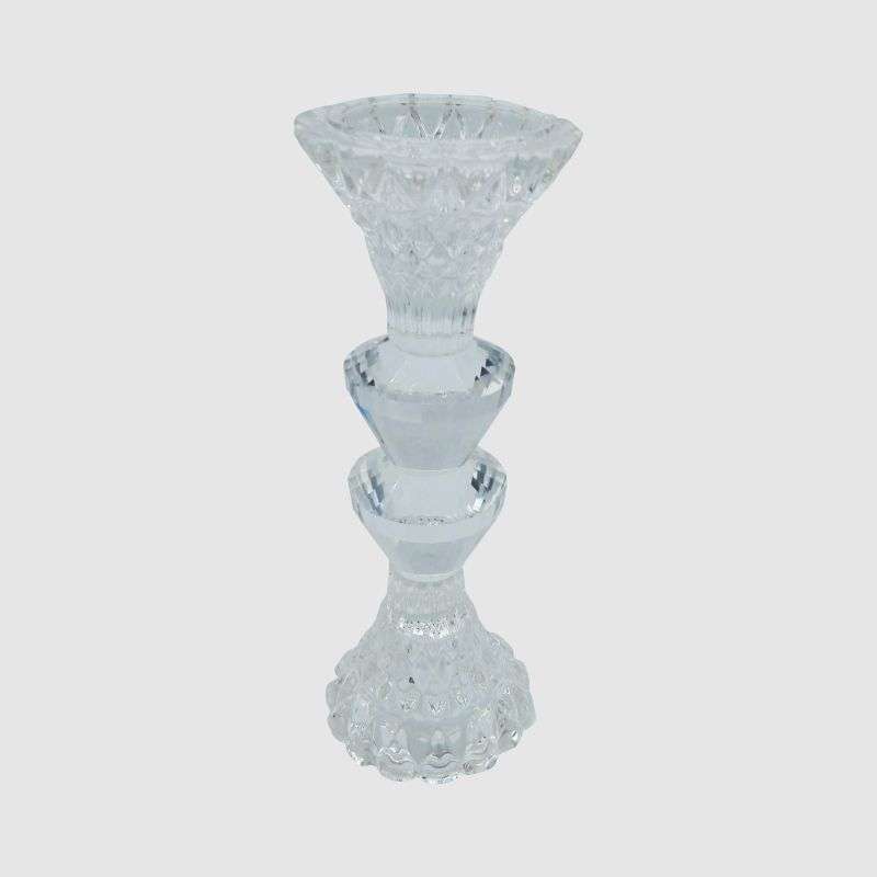 Crystal Look Candle Holder