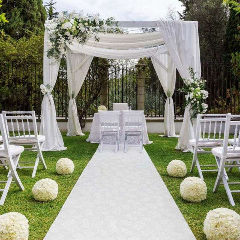 White Carpet Aisle Runner