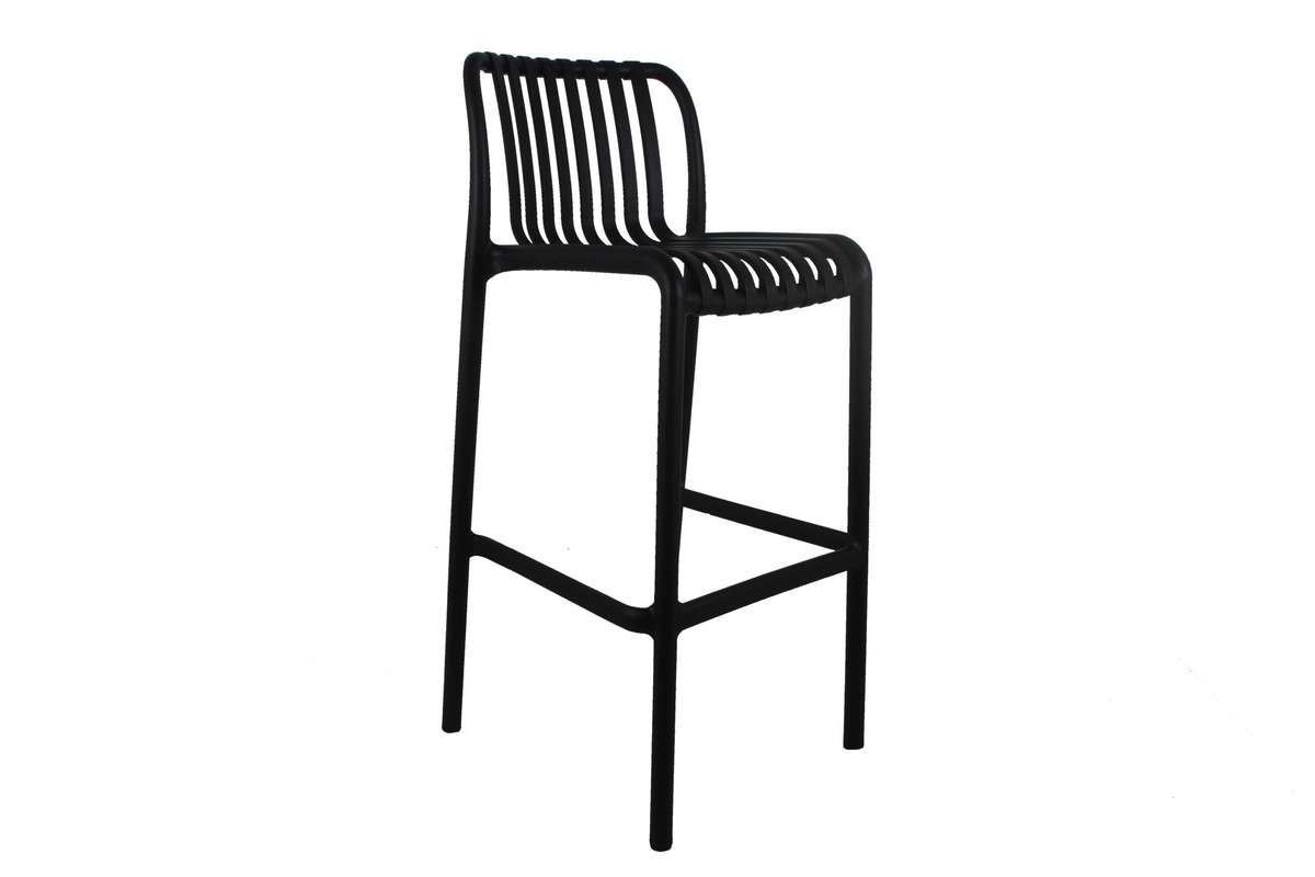 Florence Kitchen Counter Bar Chair-Black Colour
