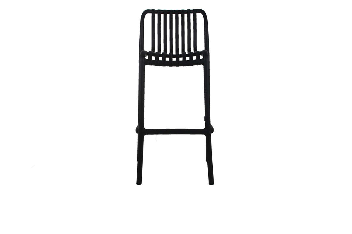 Florence Kitchen Counter Bar Chair-Black Colour