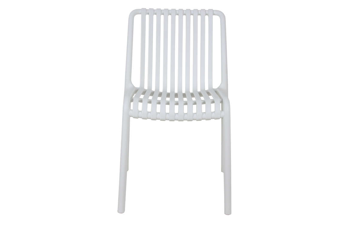 Florence Café Chair No Armrest-Light Grey Colour