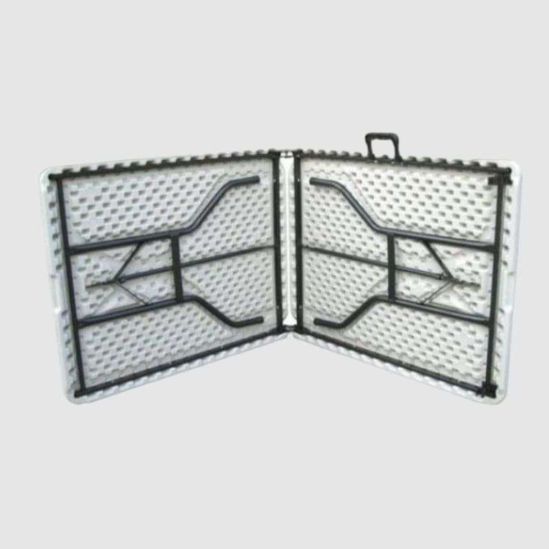 Econo Plastic Folding Table In White