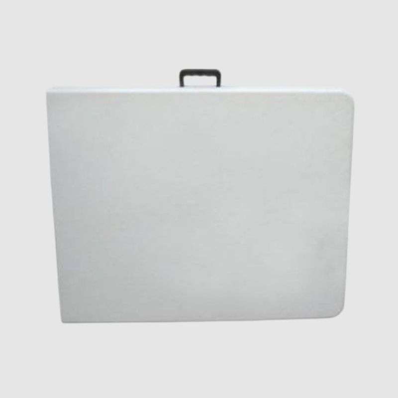 Econo Plastic Folding Table In White