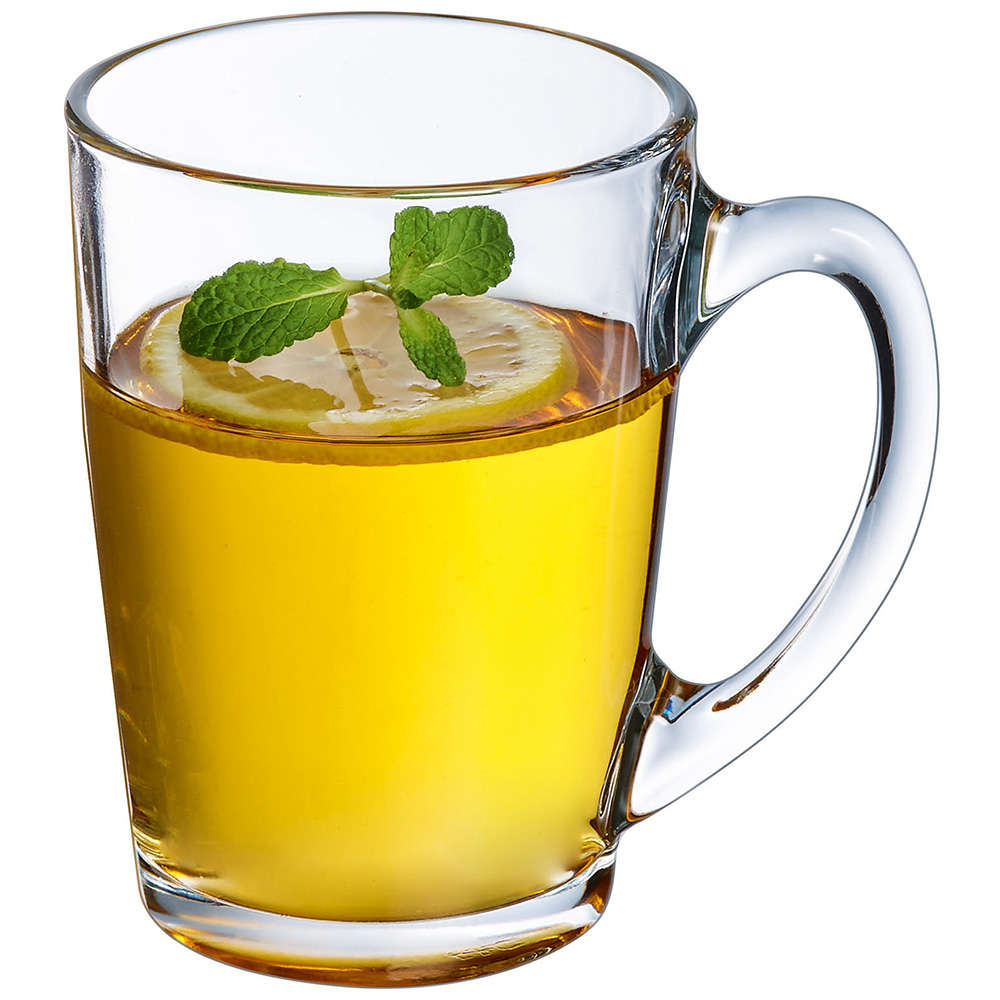 New Morning Tempered Glass Bullet Mug, 320ml