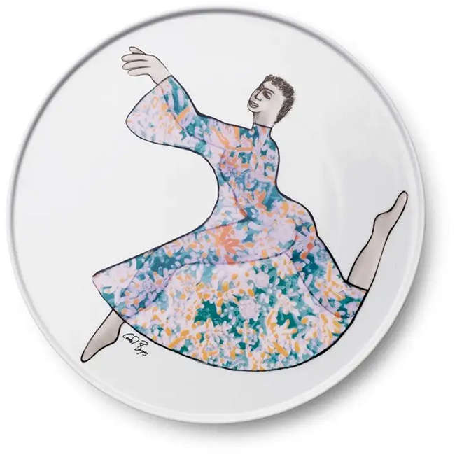 Dancer Round Platter, 28cm
