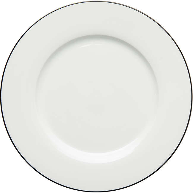 Premium Porcelain Black Line Dinner Plate