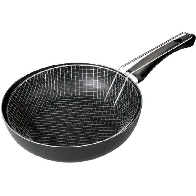 Indubasic Frying Pan With Basket