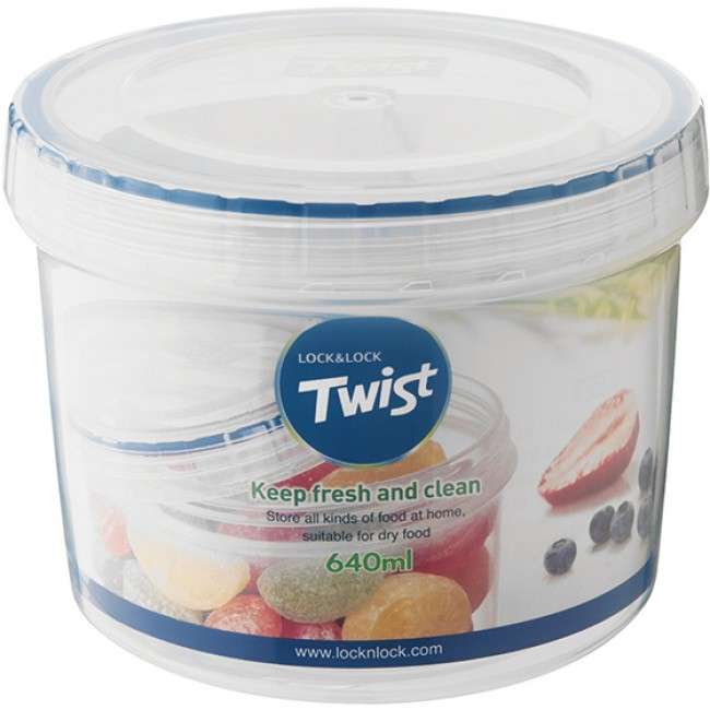 Twist Round Container