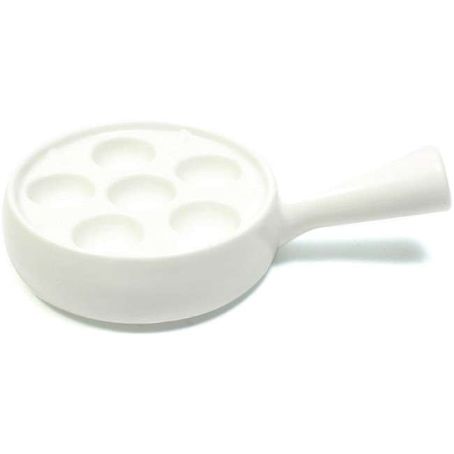 White Basics Snail Dish