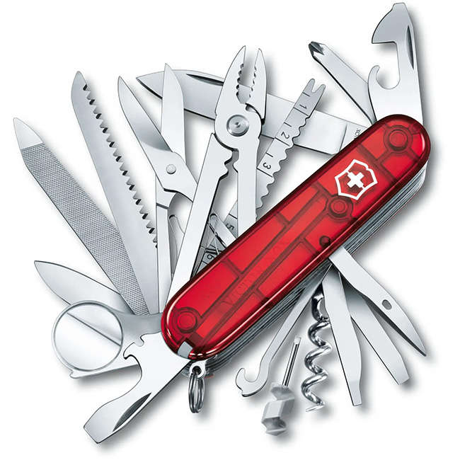 Swiss Champ Transparent Pocket Knife