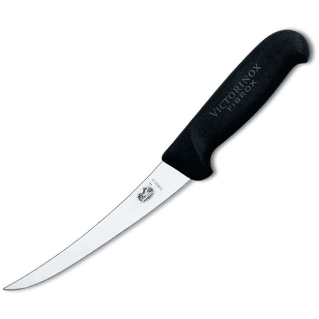 Fibrox Curved Boning Knife, Black
