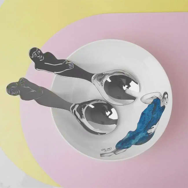 Deep Salad Servers, Woman Man