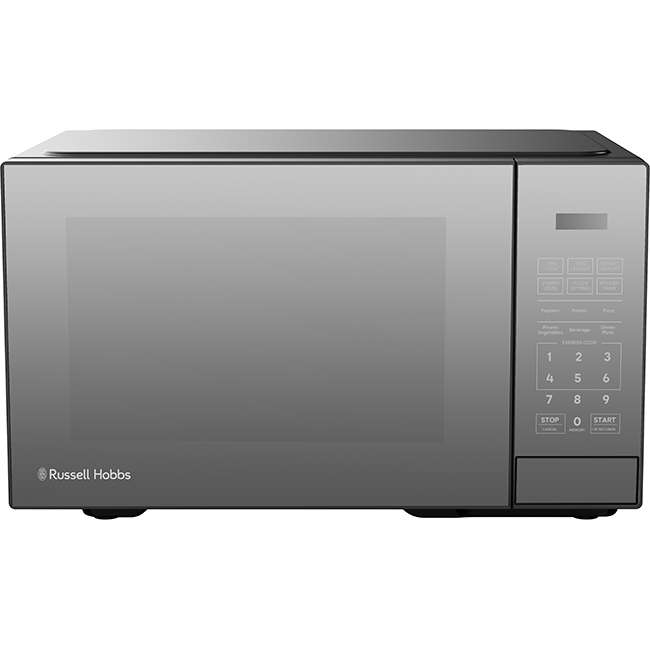 Electronic Black Mirror Finish Microwave Oven, 20L