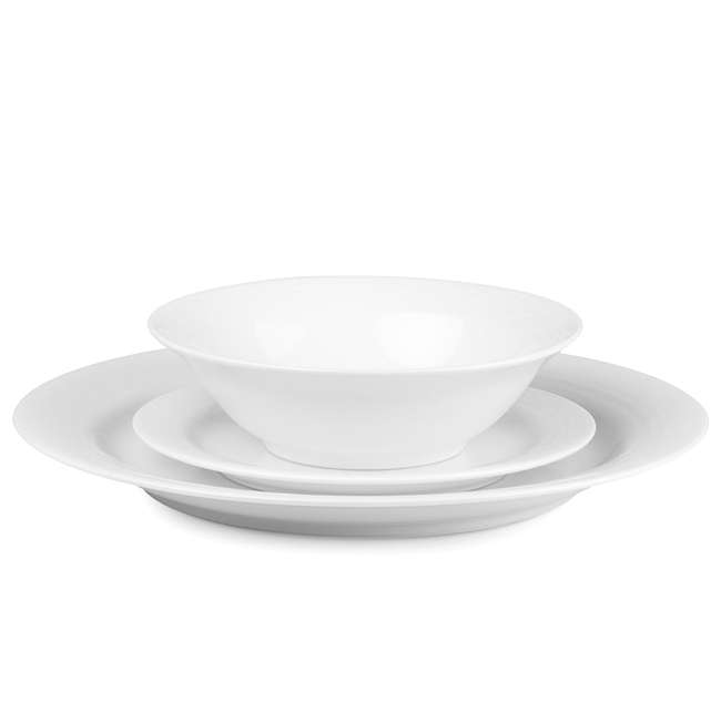 Arctic White Dinner Set, 12pc