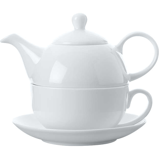 White Basics Tea For One Set