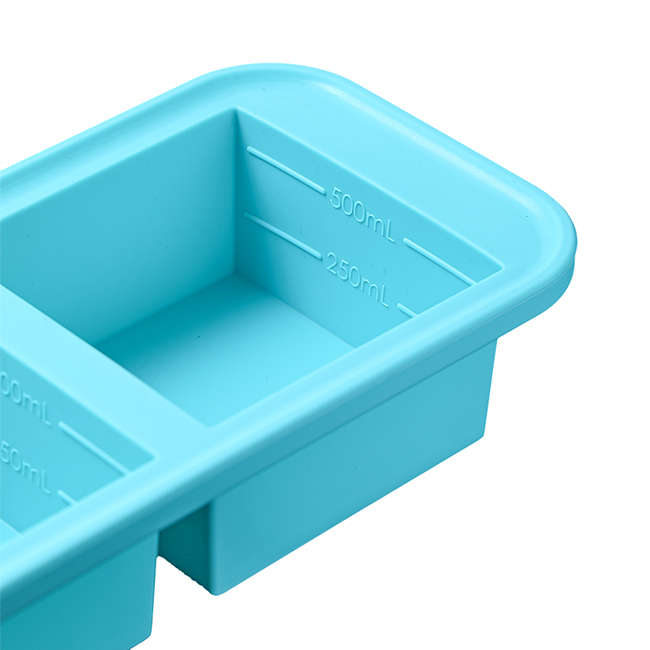 2 Cup Silicone Food Storage Tray With Lid