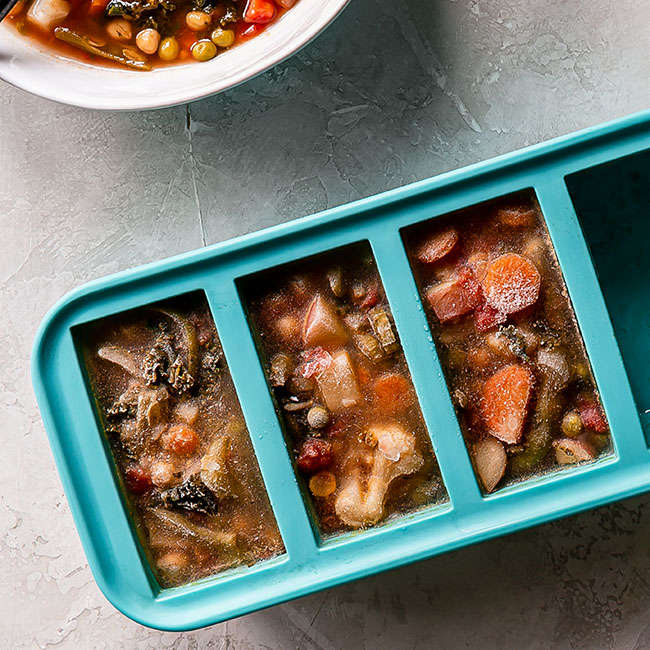 1 Cup Silicone Food Storage Tray With Lid