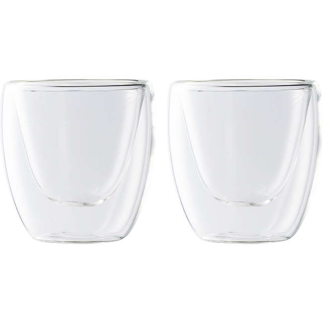 Blend 80ml Double Wall Espresso Cups, Set Of 2