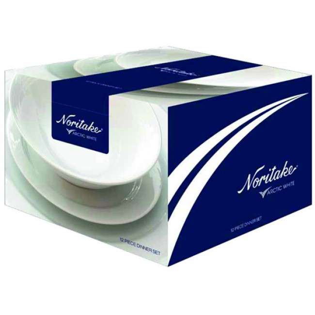 Arctic White Dinner Set, 12pc