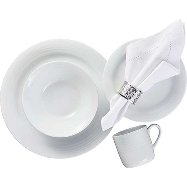 Arctic White Dinner Set, 16pc