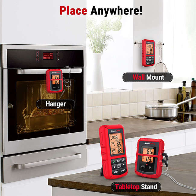 Digital Wireless Thermometer With Dual Probe