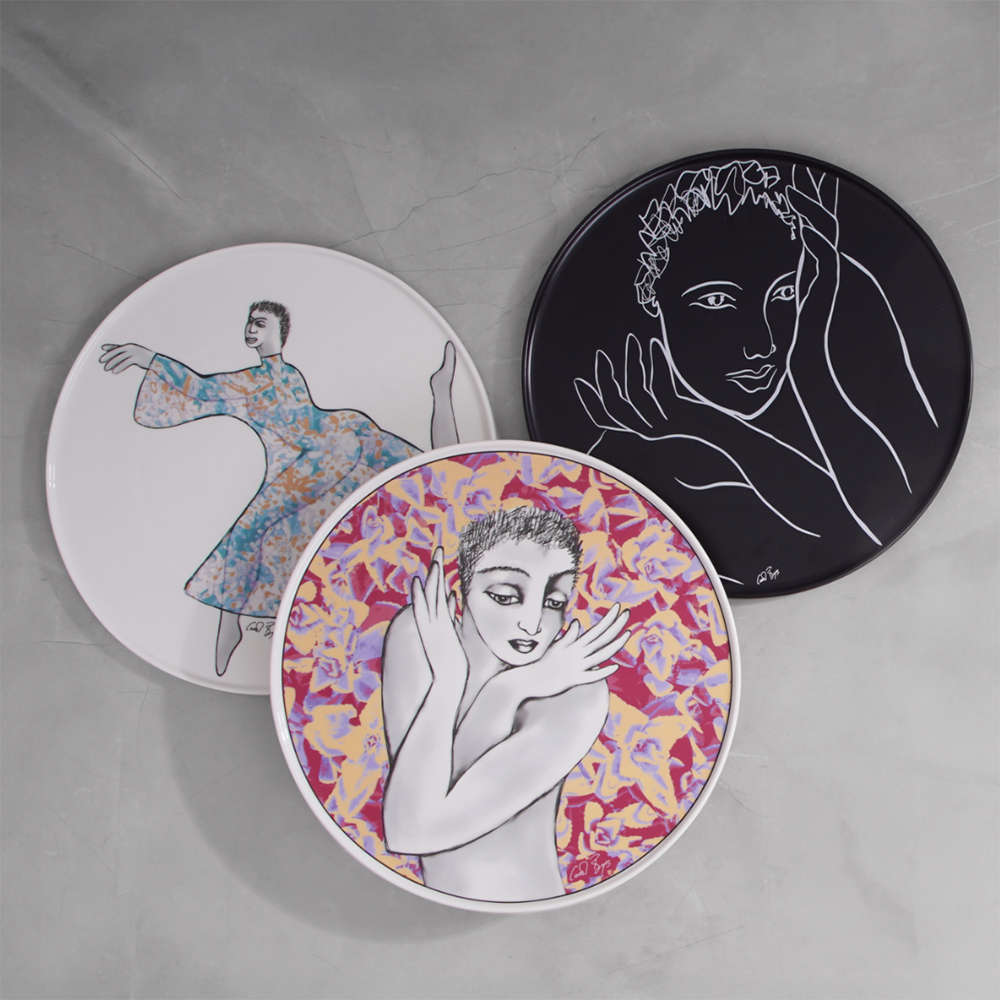 Flutter Round Platter, 28cm