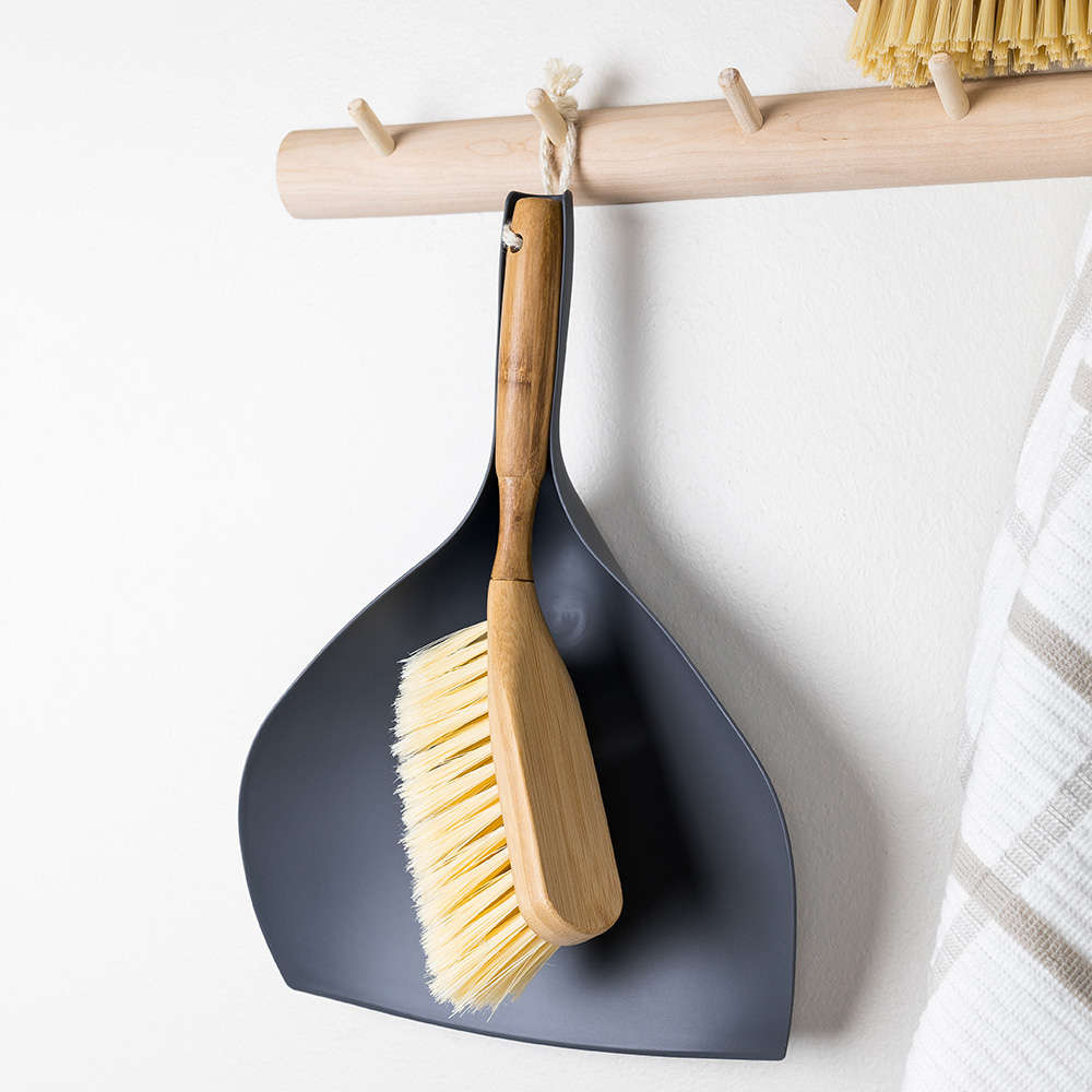 Bamboo Brush And Duster Set