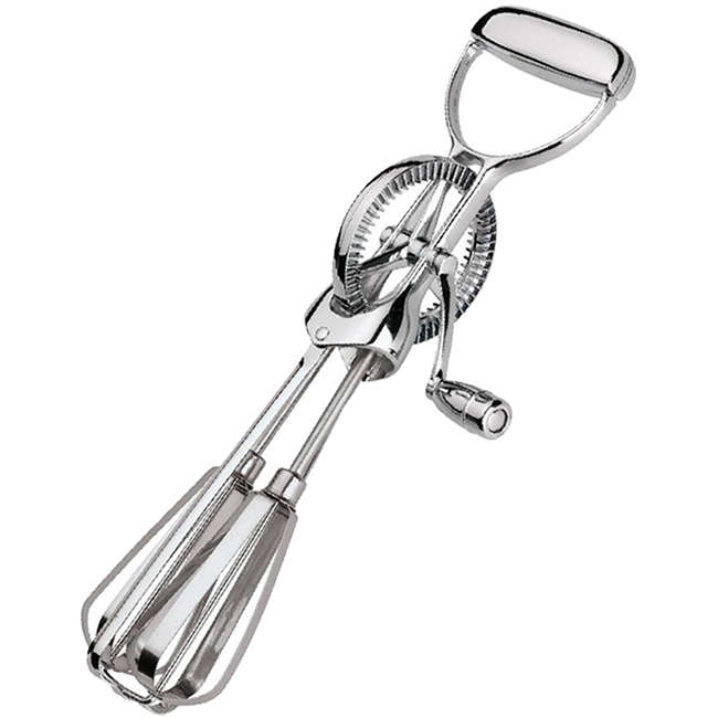 Stainless Steel Rotary Egg Beater