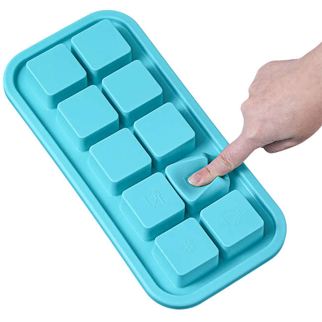 2 Tablespoon Silicone Food Storage Tray With Lid