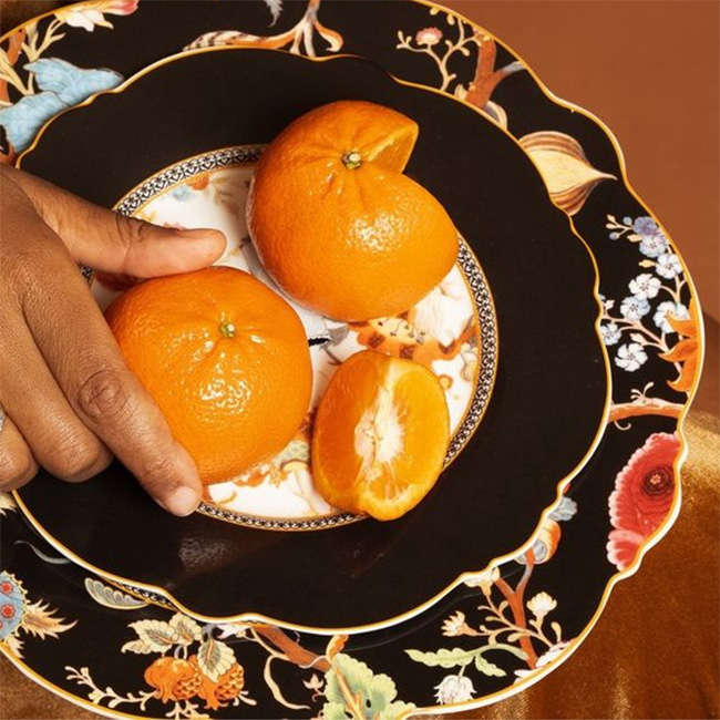 Midnight Bloom Side Plate