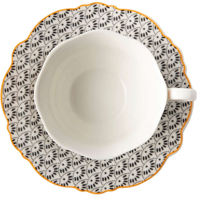 Midnight Bloom Cup And Saucer