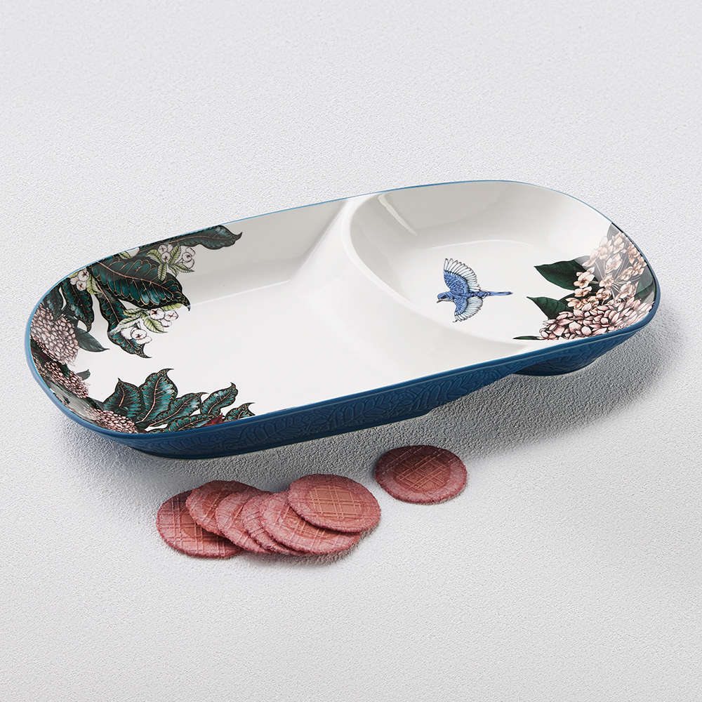 Reminisce Oblong Dip Platter, 37cm