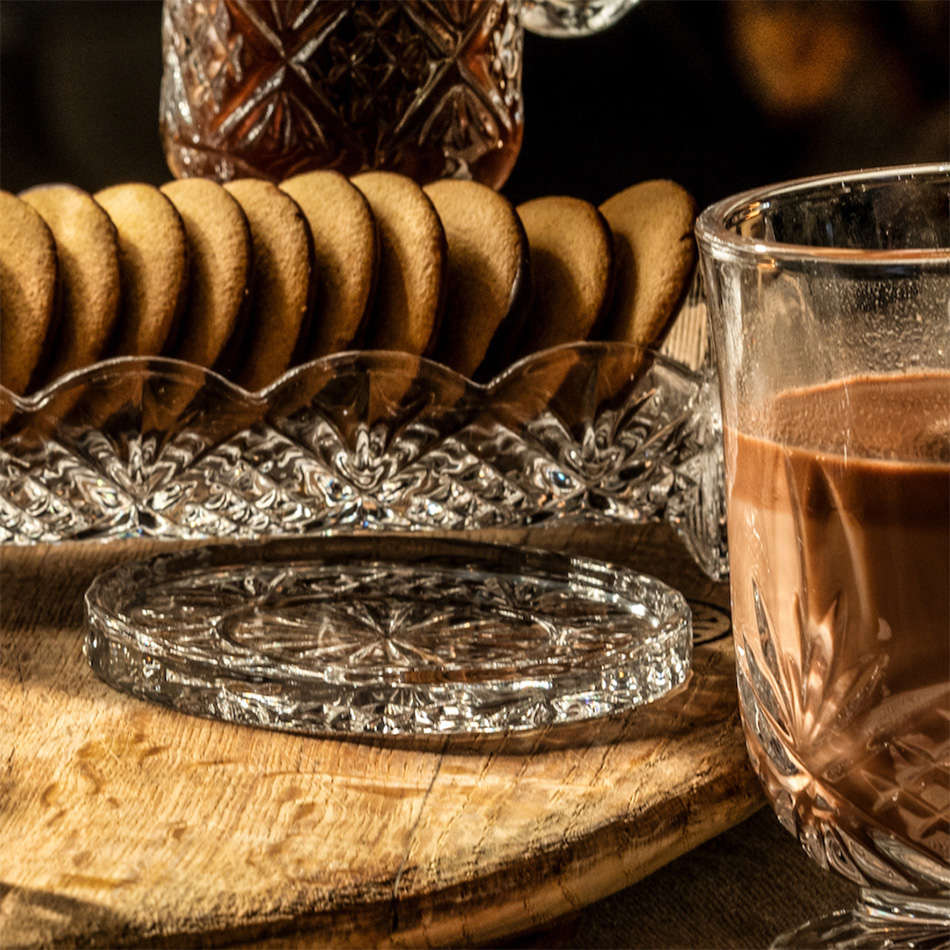 Glass Coasters, Set Of 4