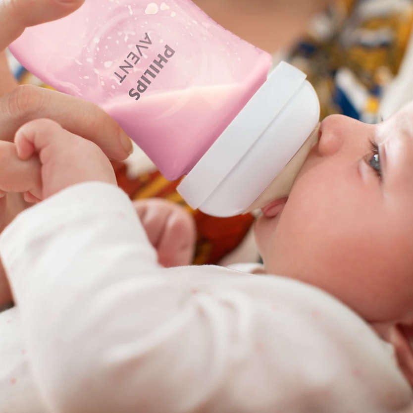 Natural Response 260ml Baby Bottle, Pink