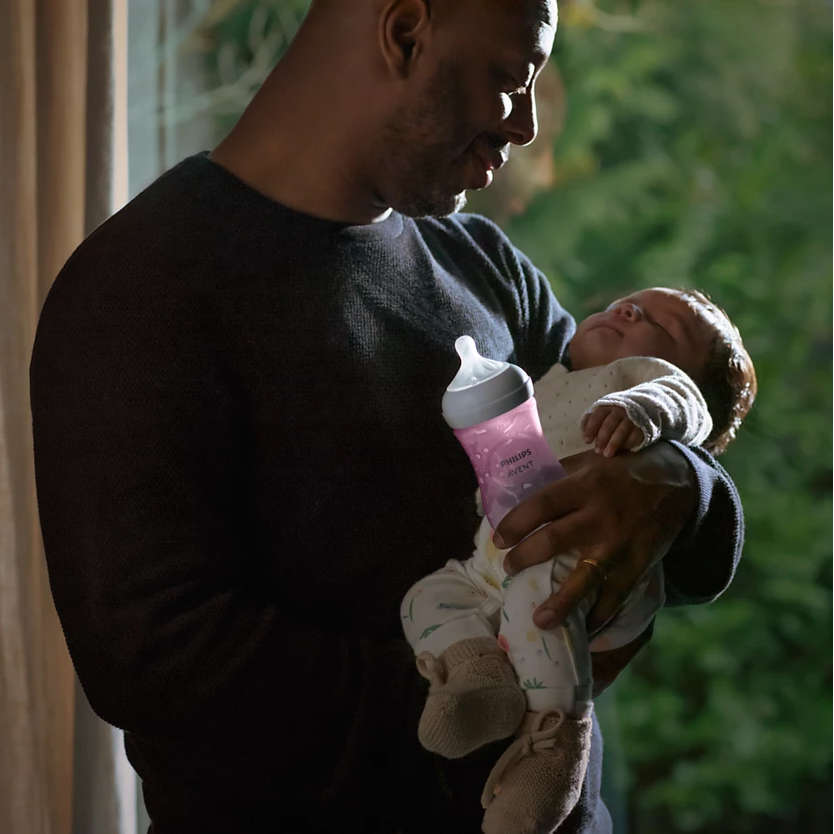 Natural Response 260ml Baby Bottle, Pink