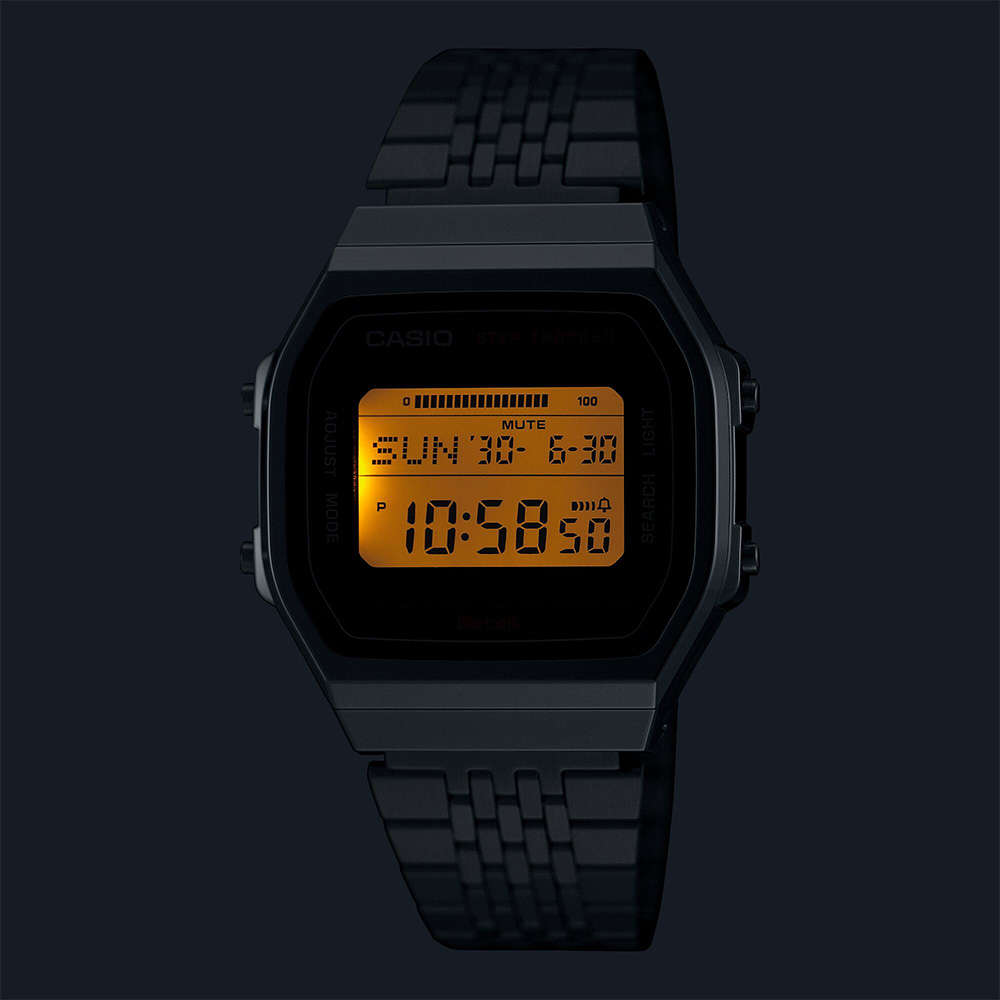 Retro Digital Unisex Bluetooth Step Tracker Wrist Watch, ABL-100WE