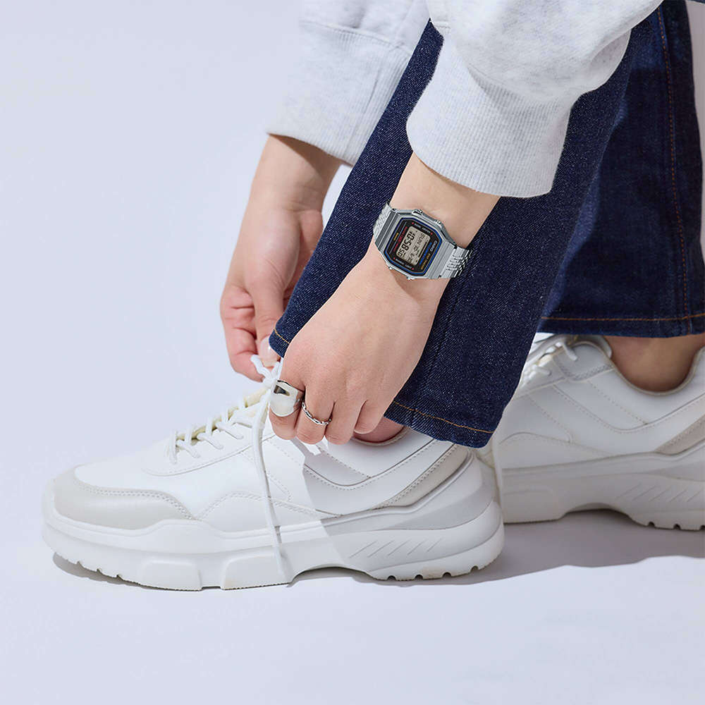 Retro Digital Unisex Bluetooth Step Tracker Wrist Watch, ABL-100WE