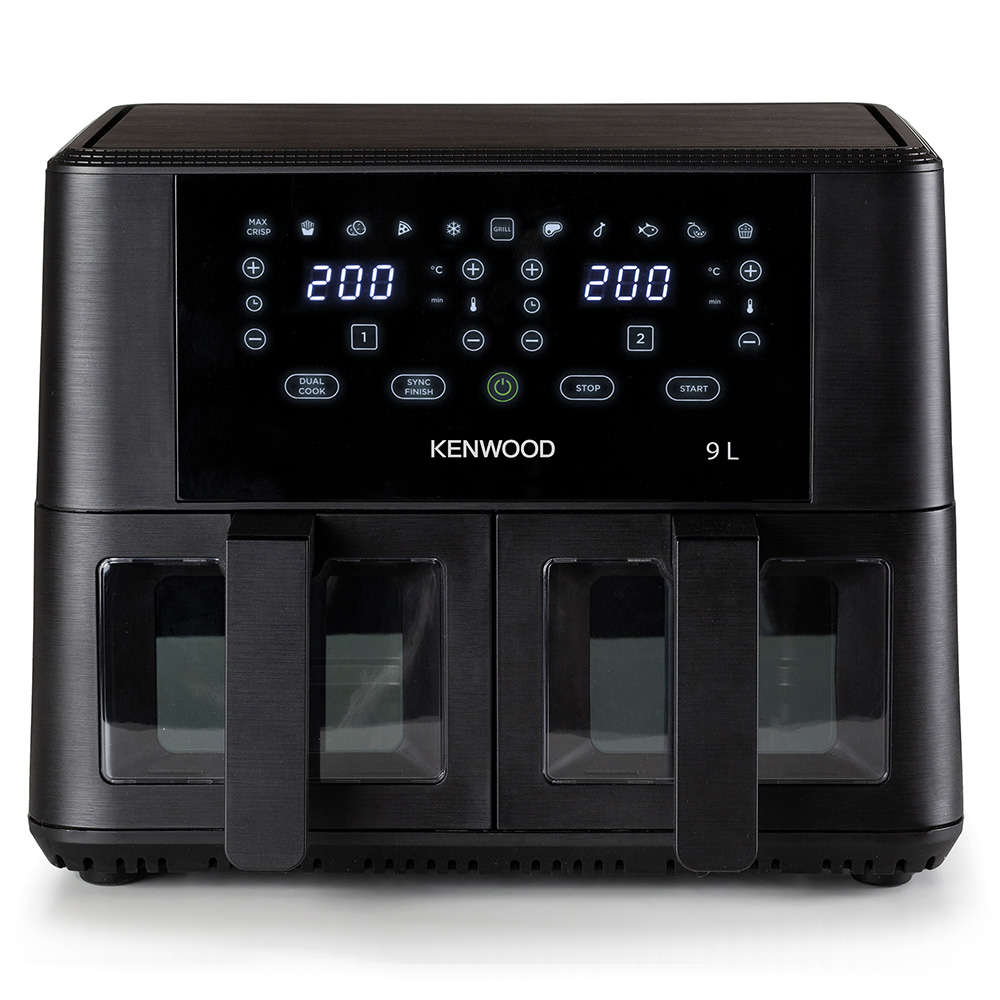 Dual Airfryer With Windows & Grill, 9L