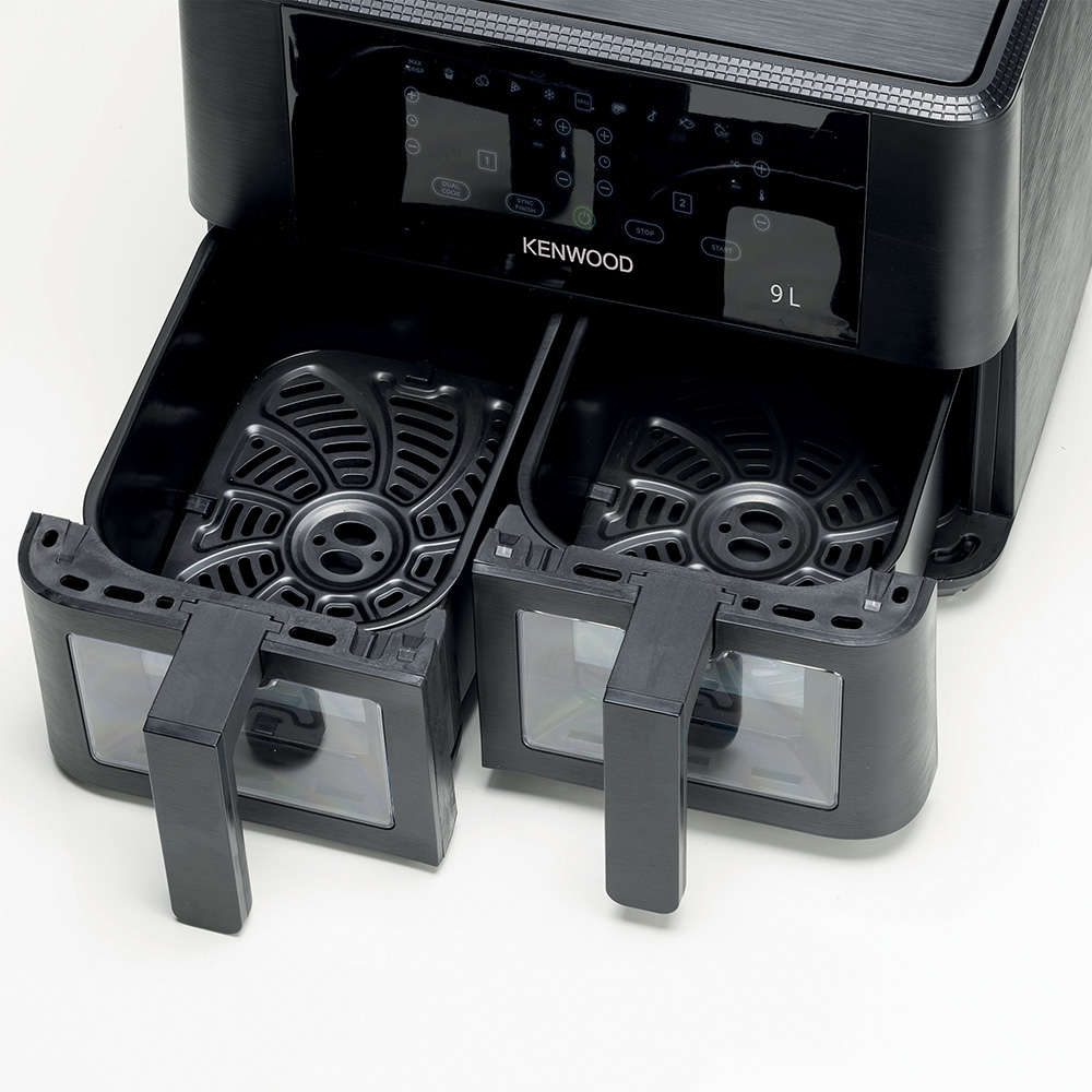 Dual Airfryer With Windows & Grill, 9L