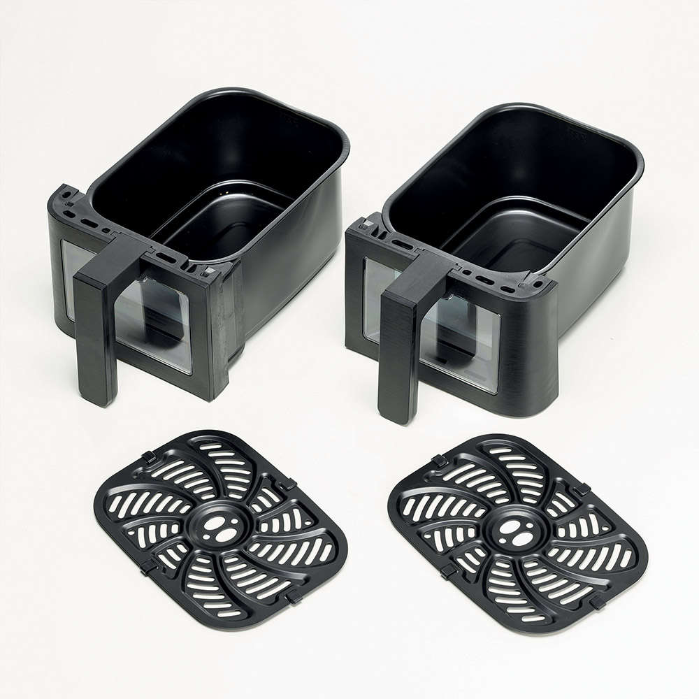 Dual Airfryer With Windows & Grill, 9L