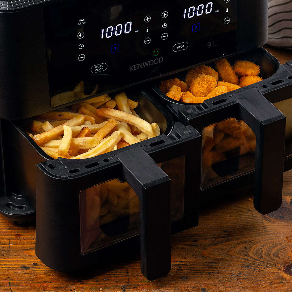 Dual Airfryer With Windows & Grill, 9L