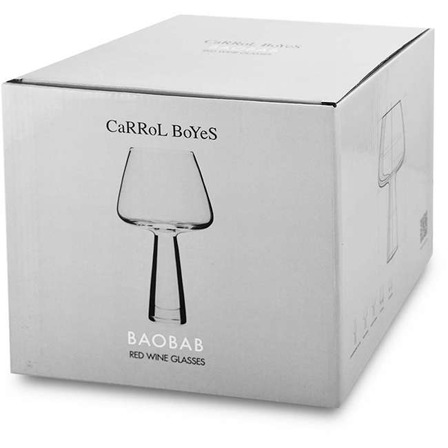 Baobab Red Wine Glasses, Set Of 4