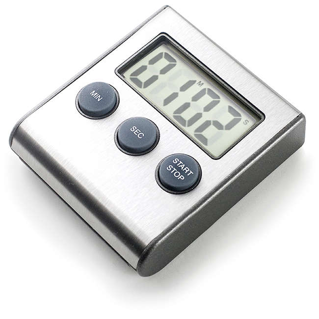Flexiform Magnetic Stainless Steel Digital Kitchen Timer