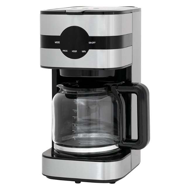 Stainless Steel Digital Filter Coffee Maker, 1.5L
