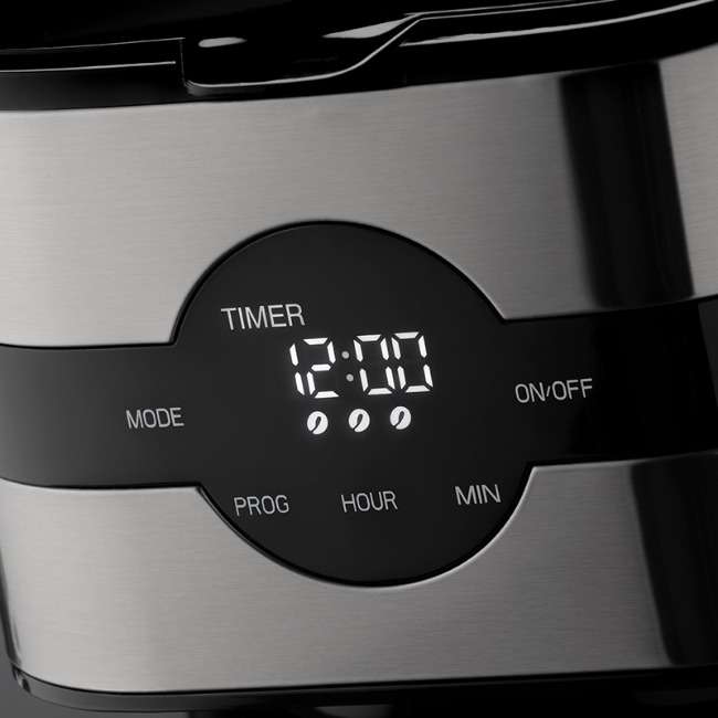 Stainless Steel Digital Filter Coffee Maker, 1.5L