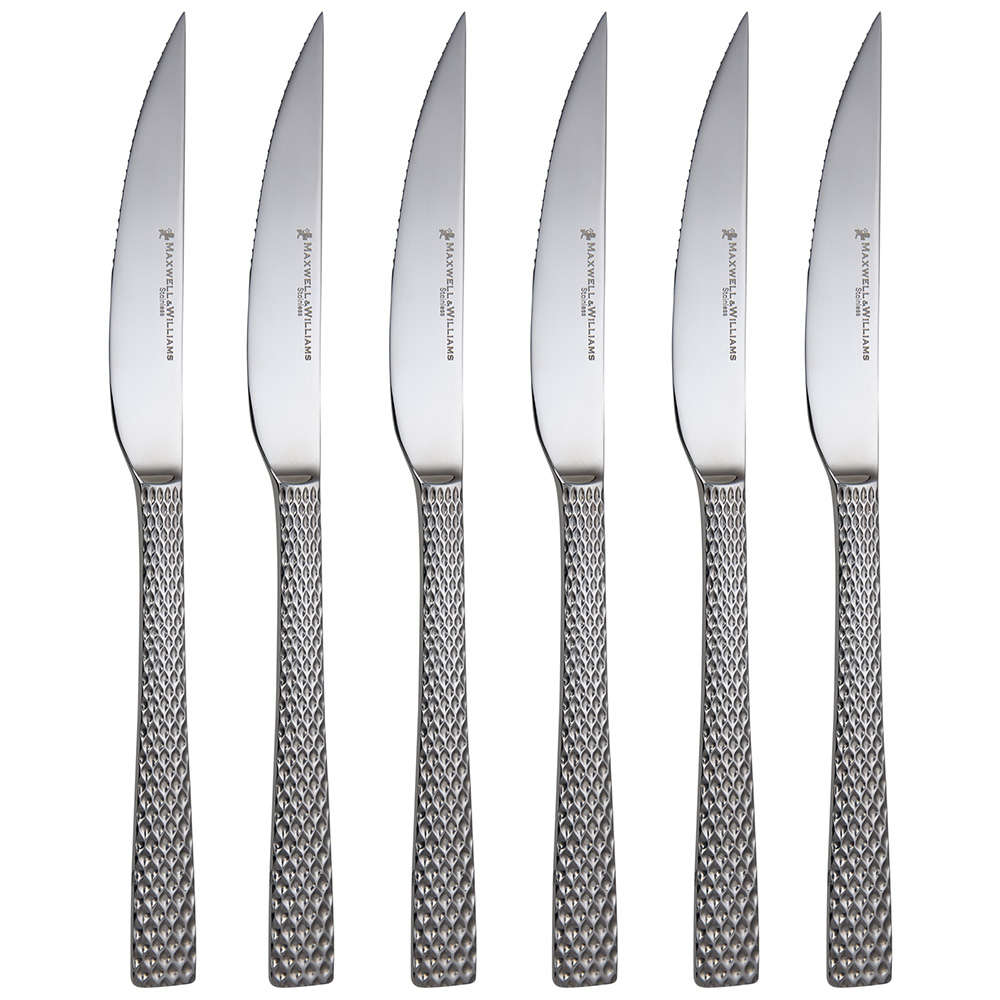 Diamonds Steak Knife Set, 6pc