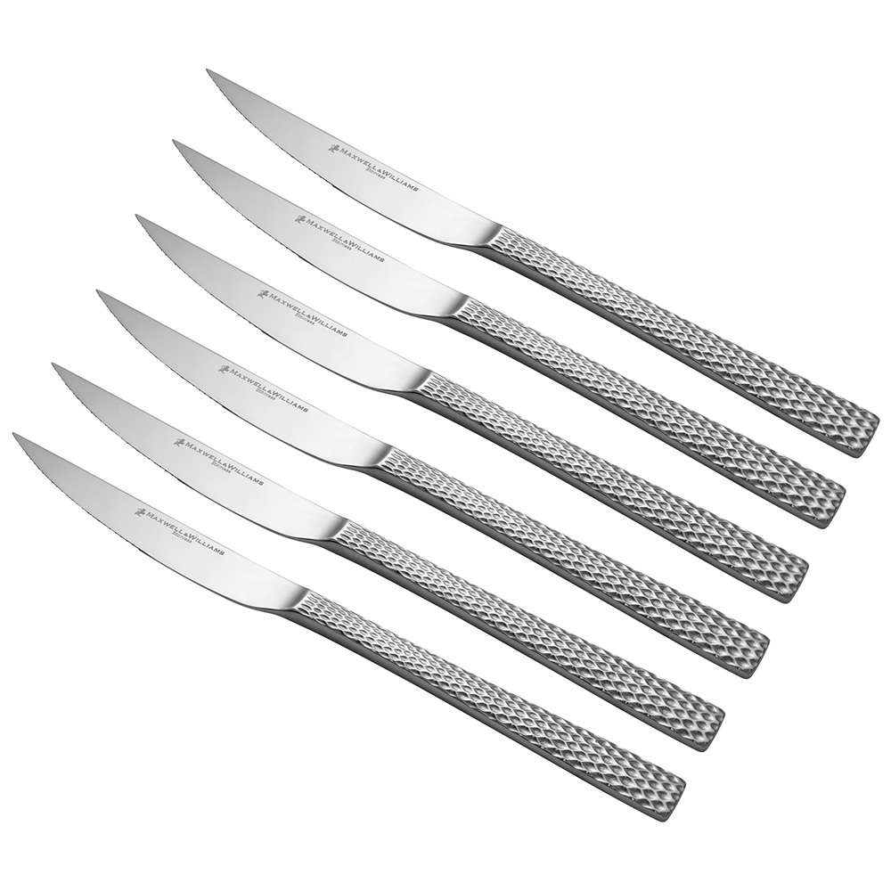 Diamonds Steak Knife Set, 6pc